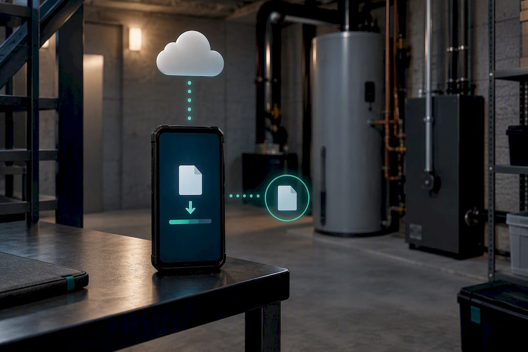 Offline mobile access to current documents