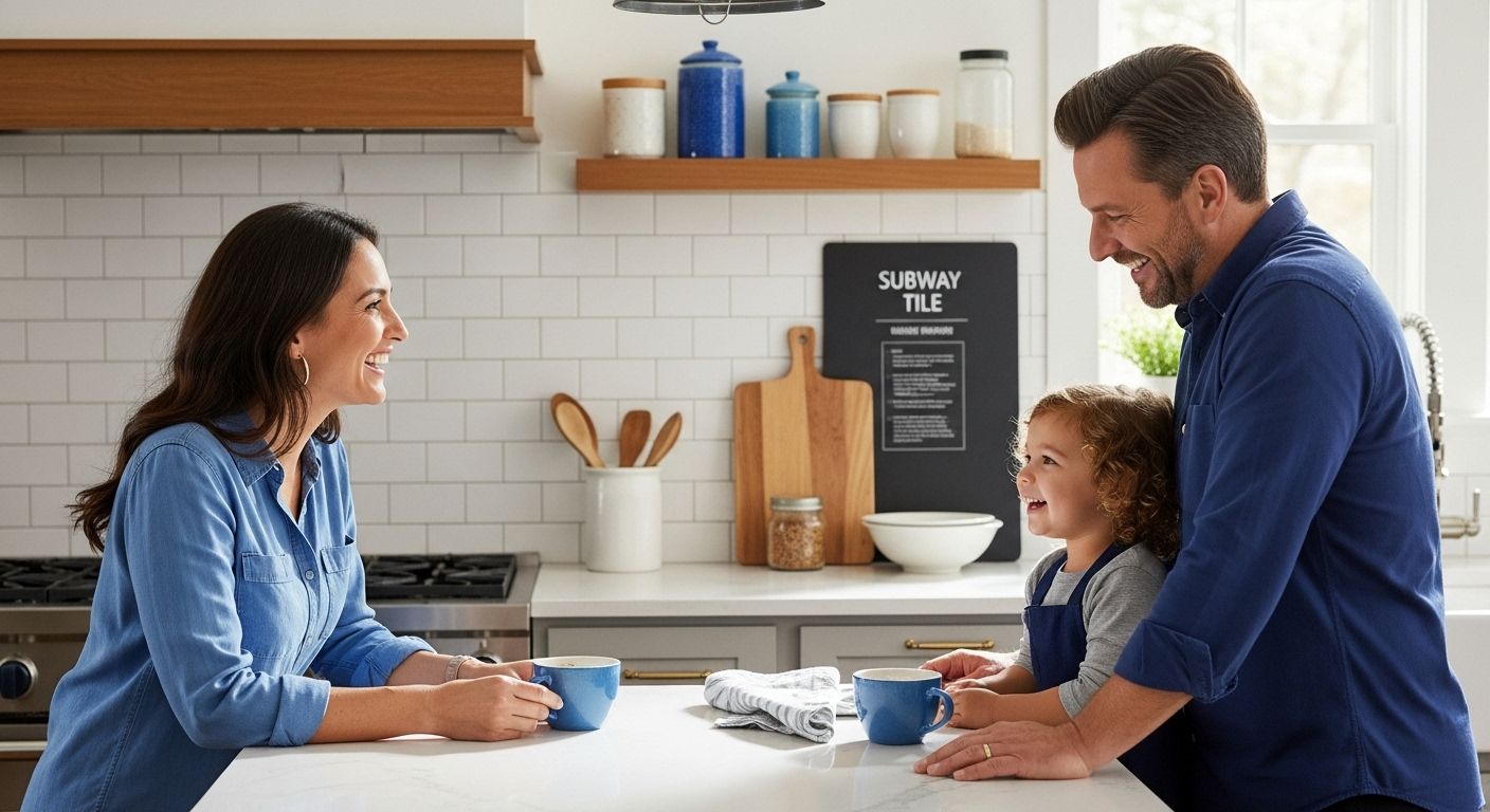 subway tile kitchen