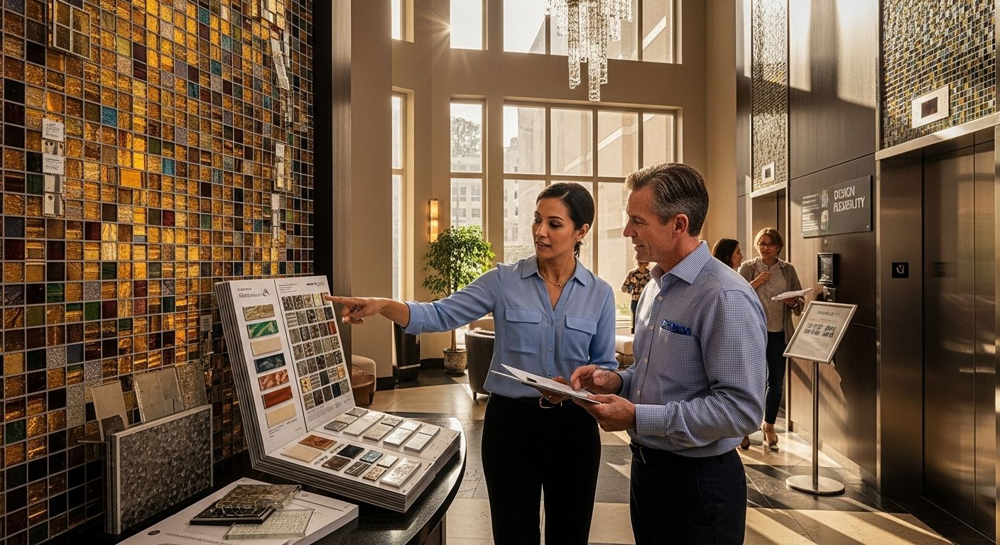 glass tile commercial