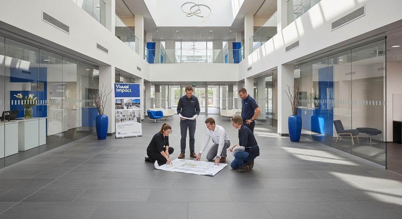 large format tile commercial