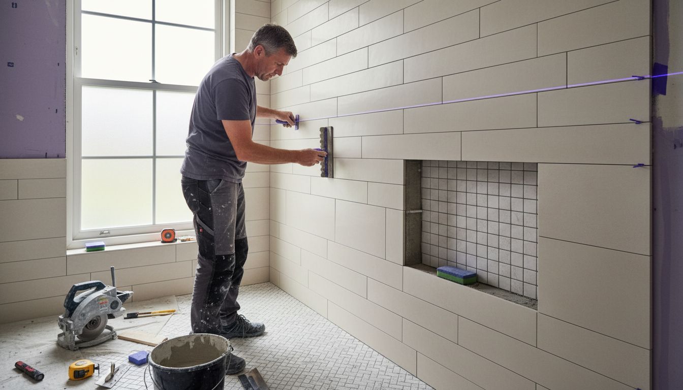 tile installation process
