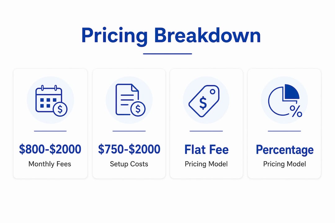 Infographic showing Google Ads pricing ranges and models