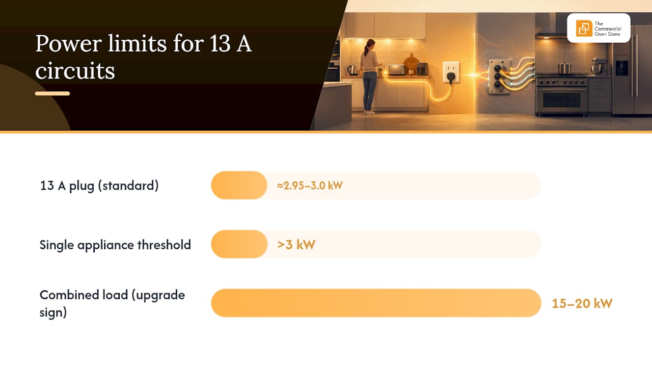 How many kW can a 13 amp plug actually handle? — overview diagram