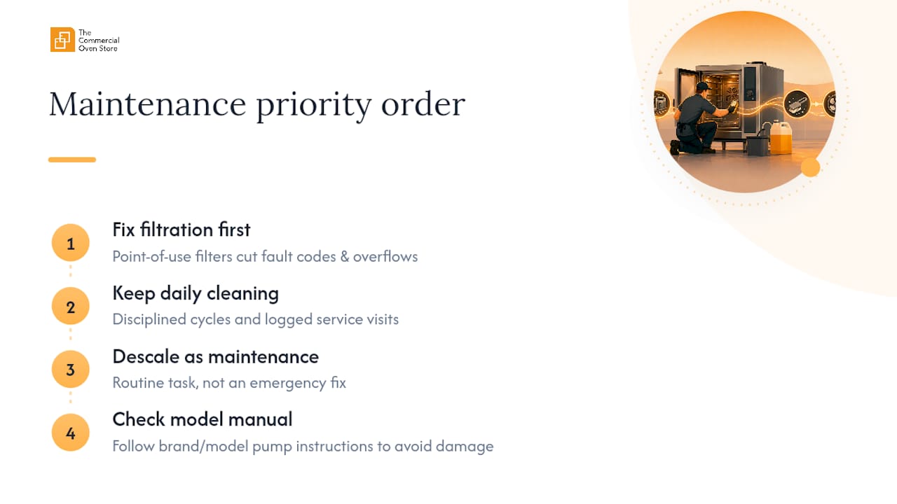What the maintenance data actually tells you to prioritise — overview diagram