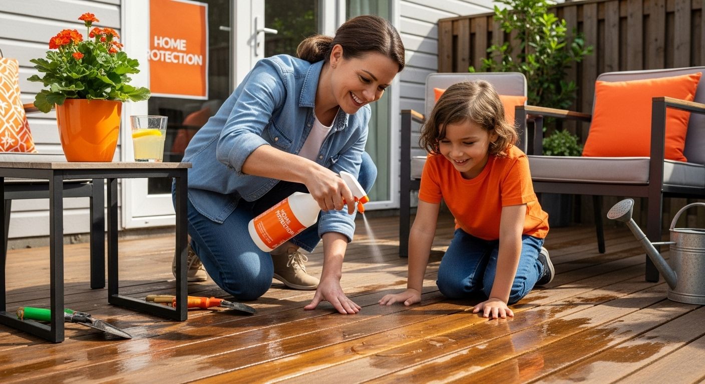 home water repellent application