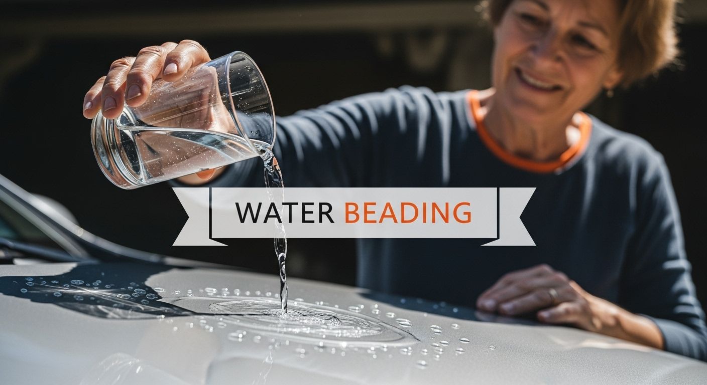 water beading car