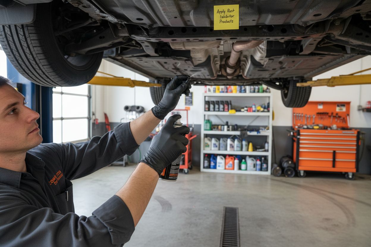apply rust inhibitor car