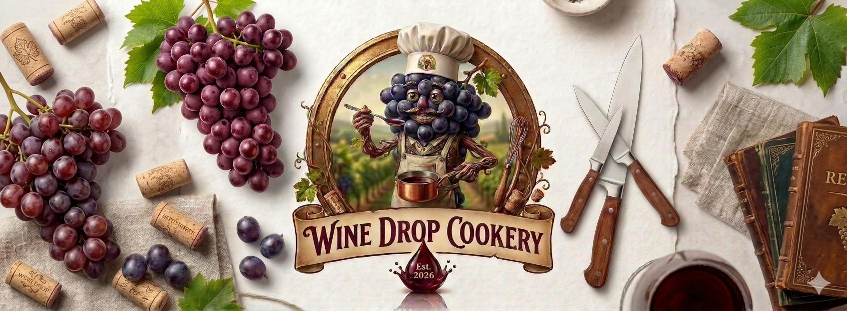 Wine Drop Cookery