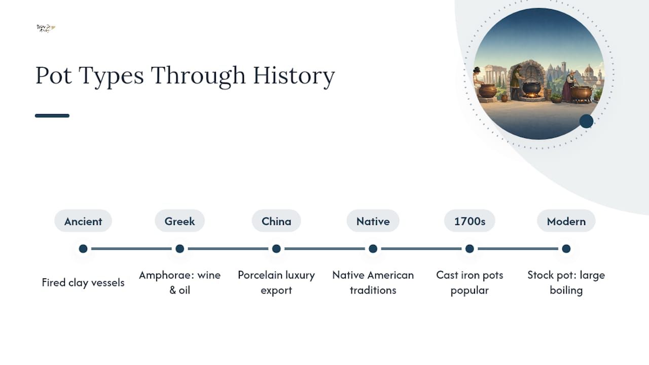 Where Pots Fit in Human History (overview diagram)