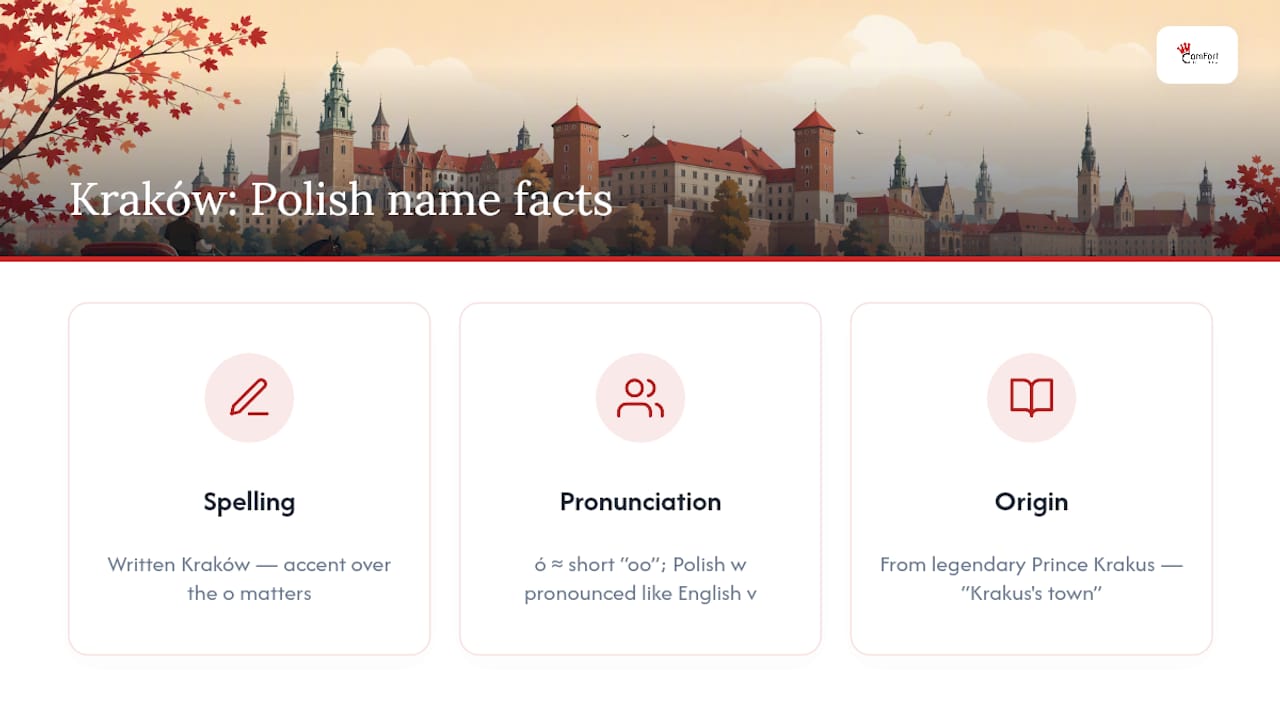 Kraków: the Polish original and what it means — overview diagram
