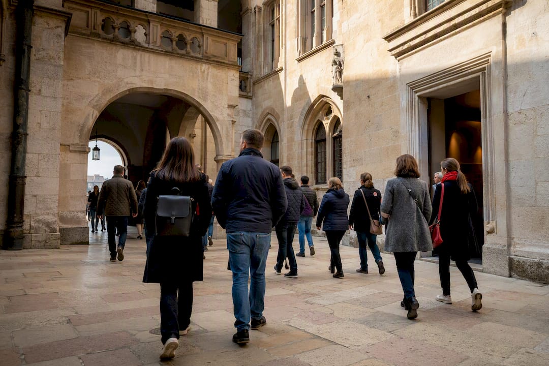 Visitors entering Wawel Royal Castle