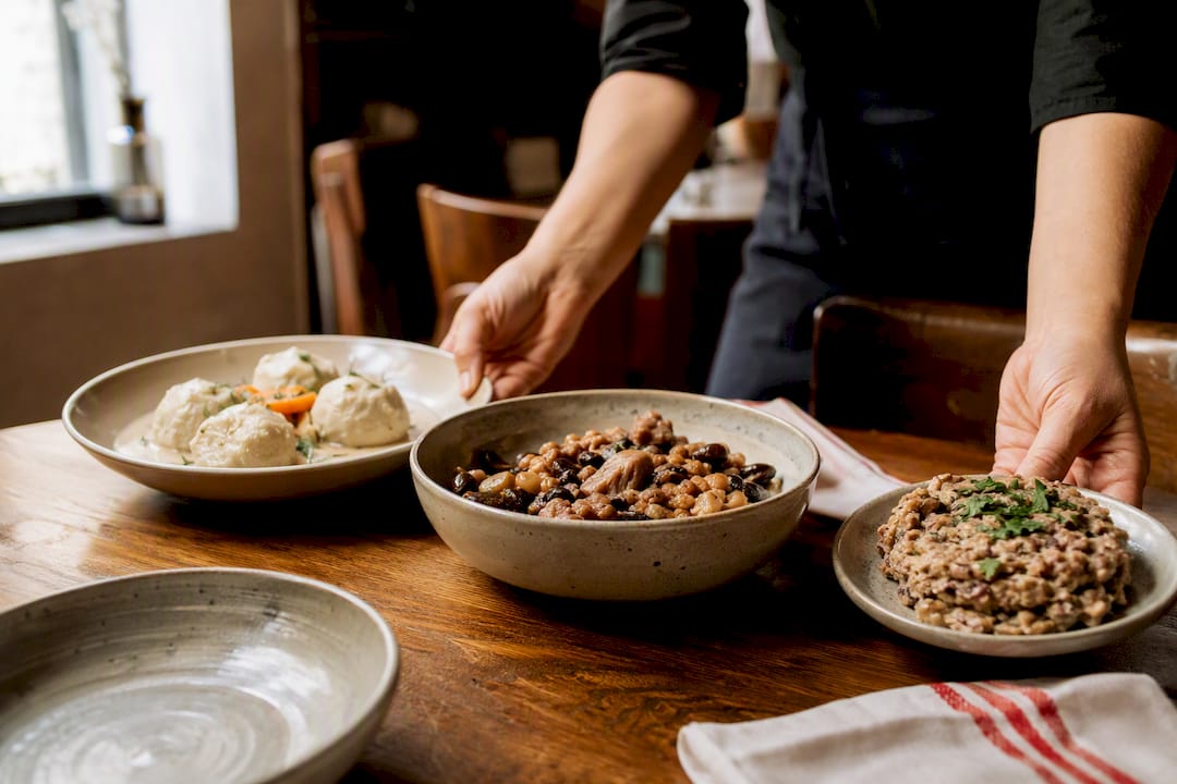 Ashkenazi dishes served in Kazimierz restaurant