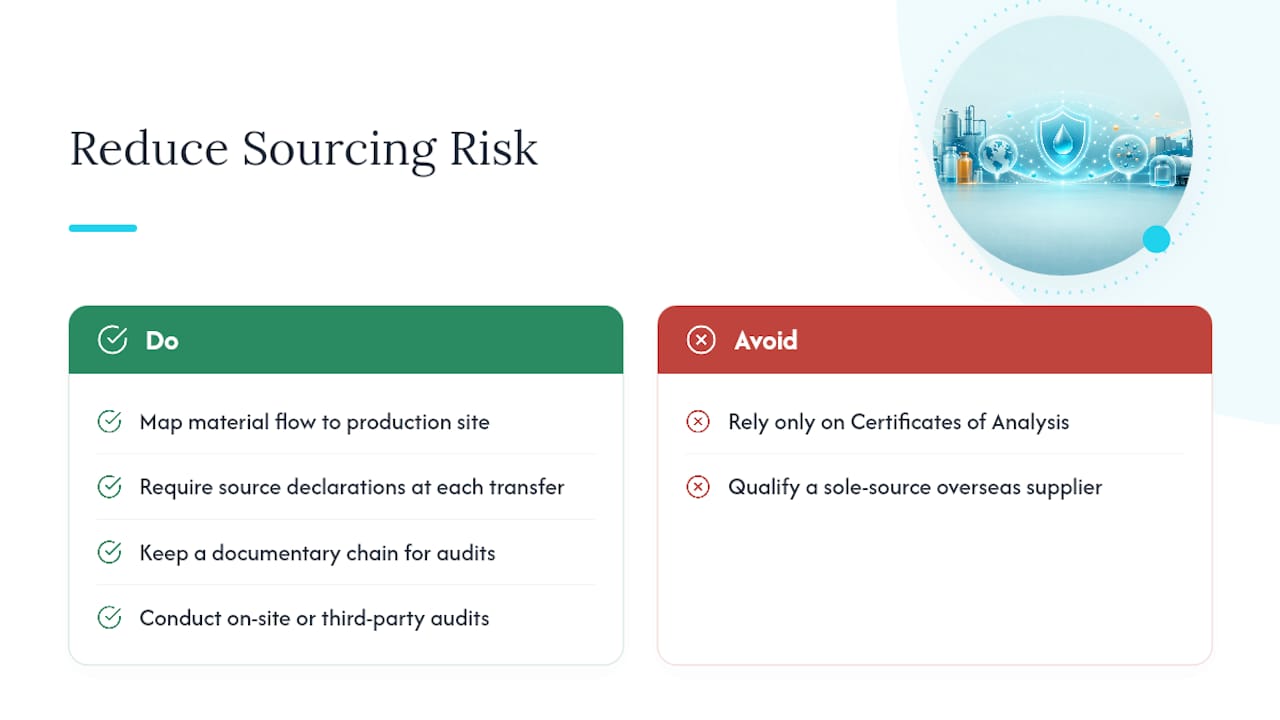 How Do You Reduce Risk When Sourcing Solvents From China or India? — overview diagram