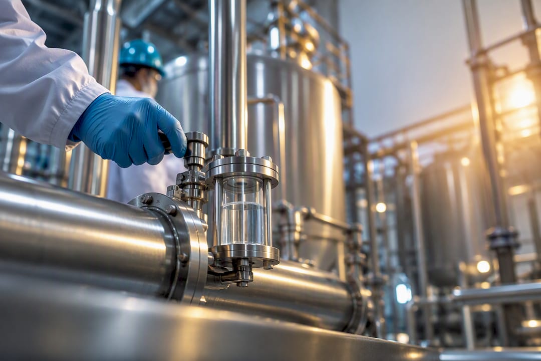 Chemical supplier production line inspection