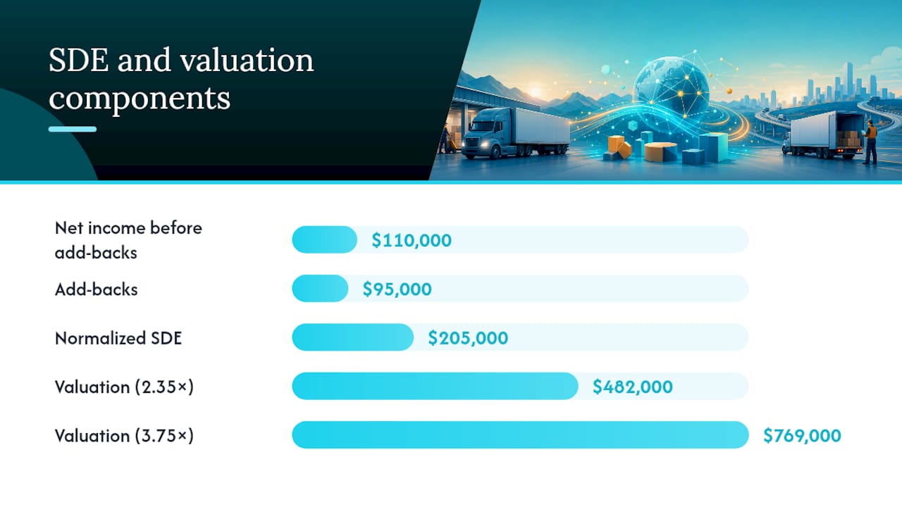 How to Calculate a FedEx Linehaul Valuation Step by Step — overview diagram