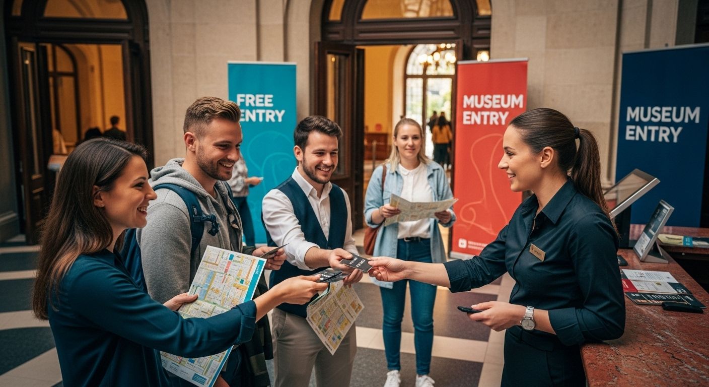 Budapest museum entry travelers