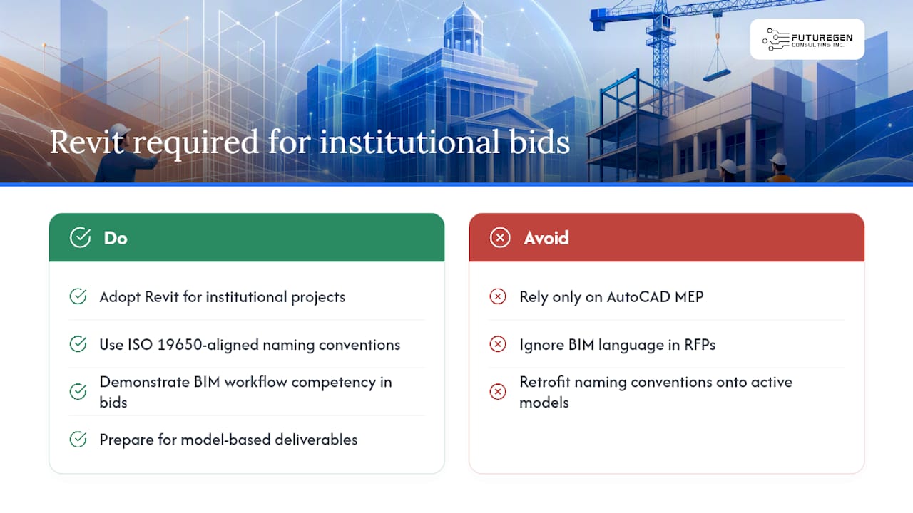 Why Revit is increasingly essential for Canadian institutional projects — overview diagram