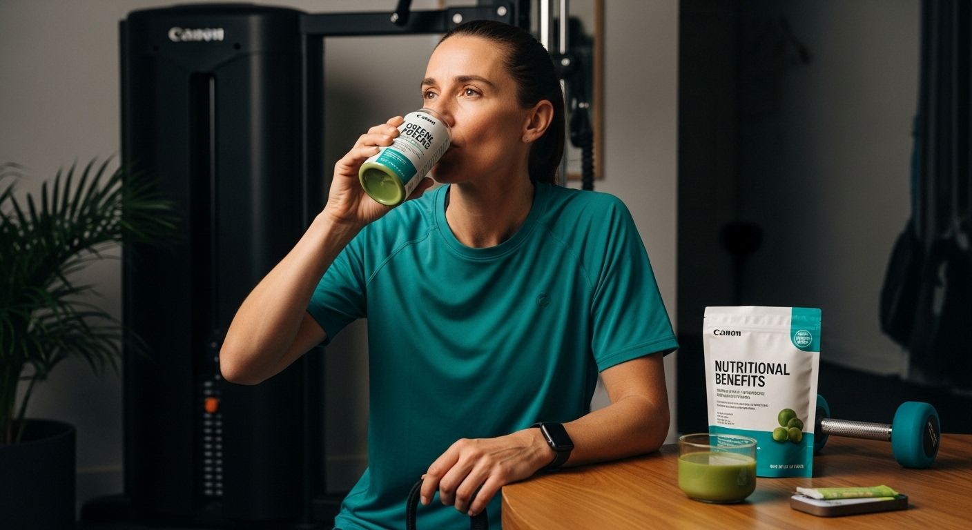 greens powder healthy lifestyle