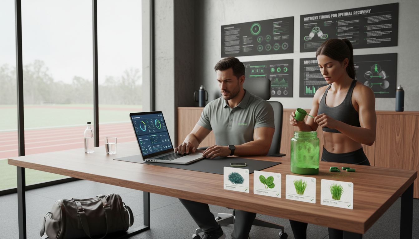 green powder fitness