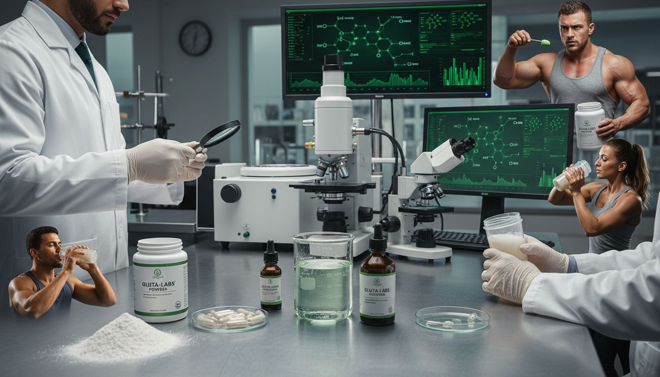 glutamine forms laboratory