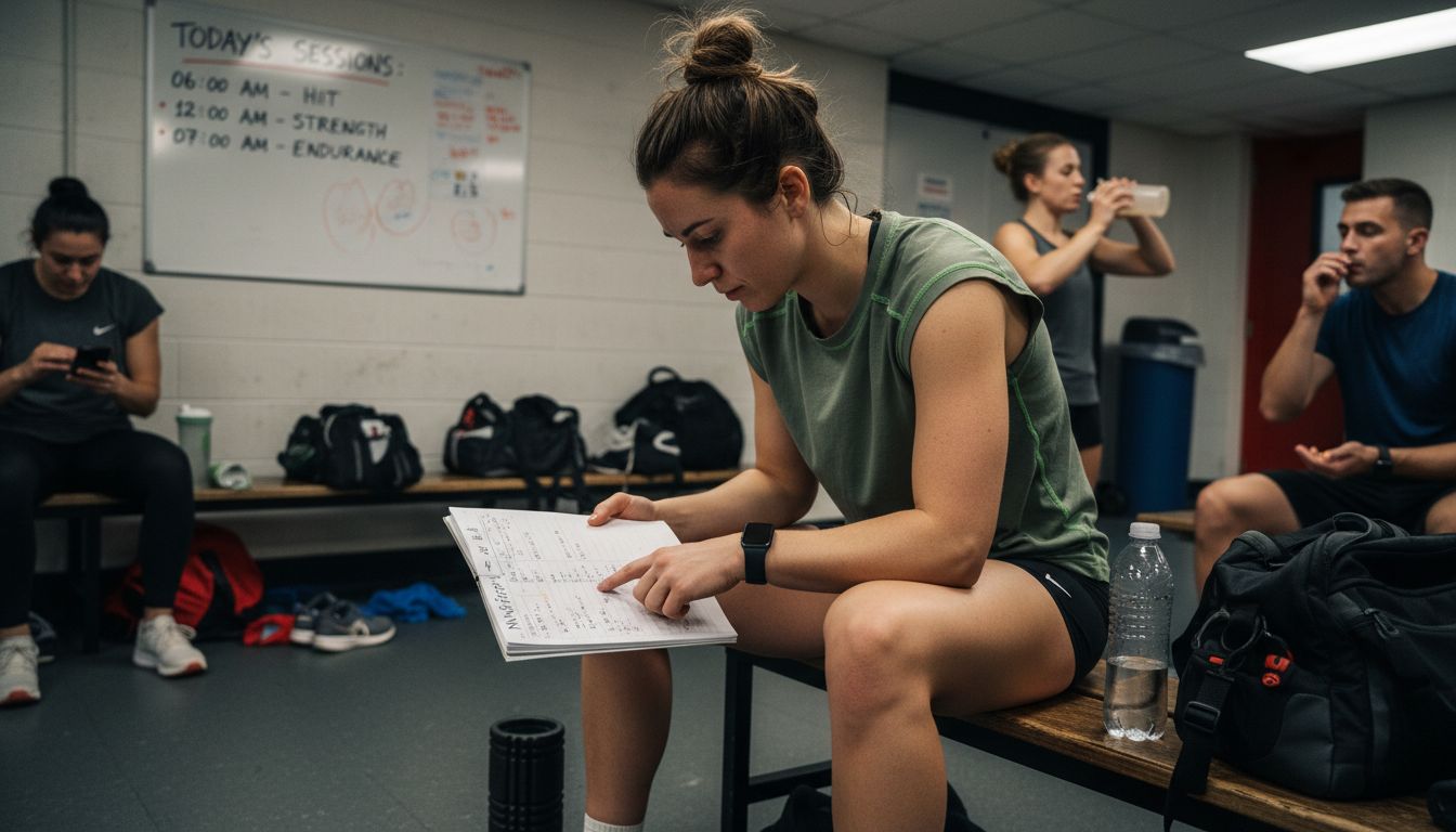 Athlete tracking nutrition needs post-workout
