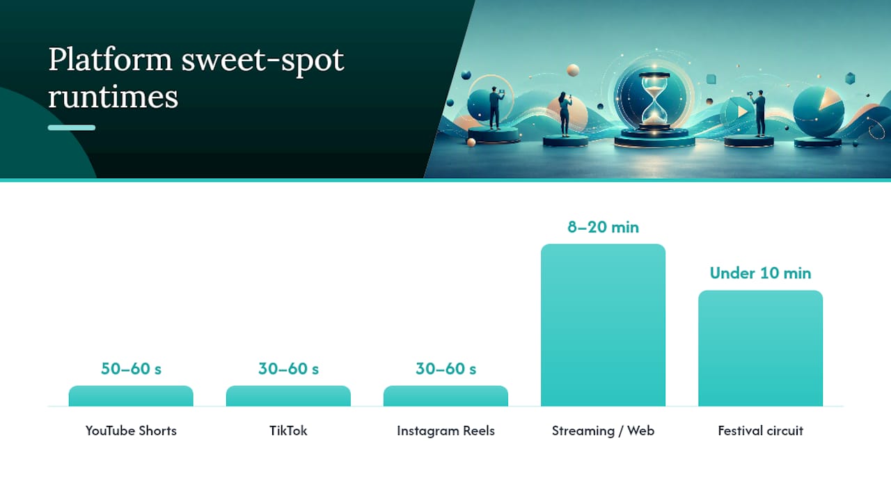 Diagram of short video runtimes by platform