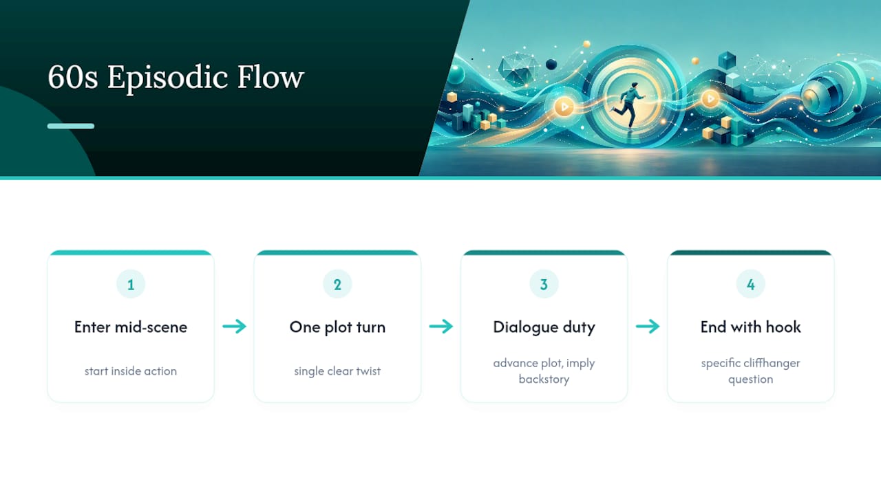 Flow of a short episodic narrative structure