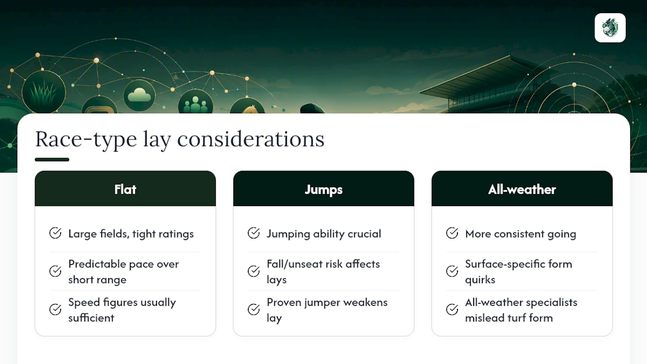 Comparison of three race types for lay selection