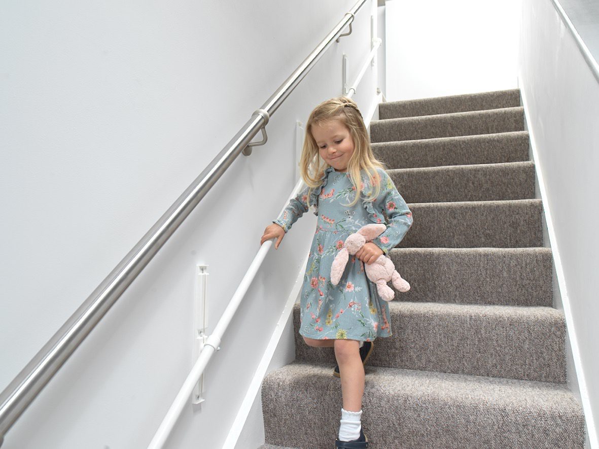 KiddieRail Adjustable Child Stair Handrail