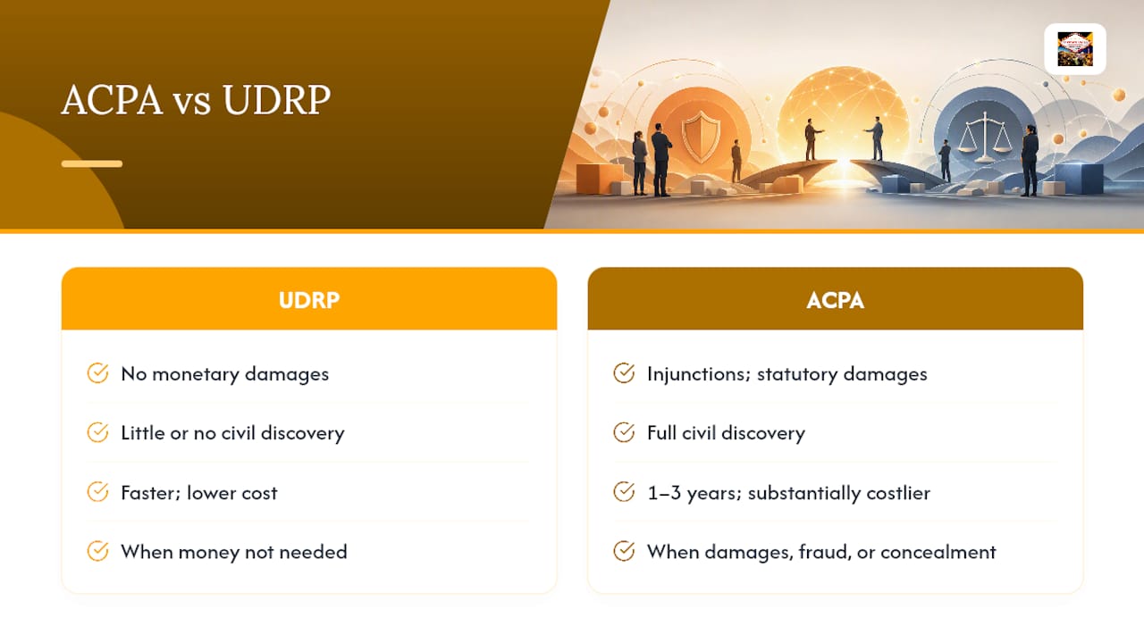When does federal court under the ACPA make more sense? — overview diagram