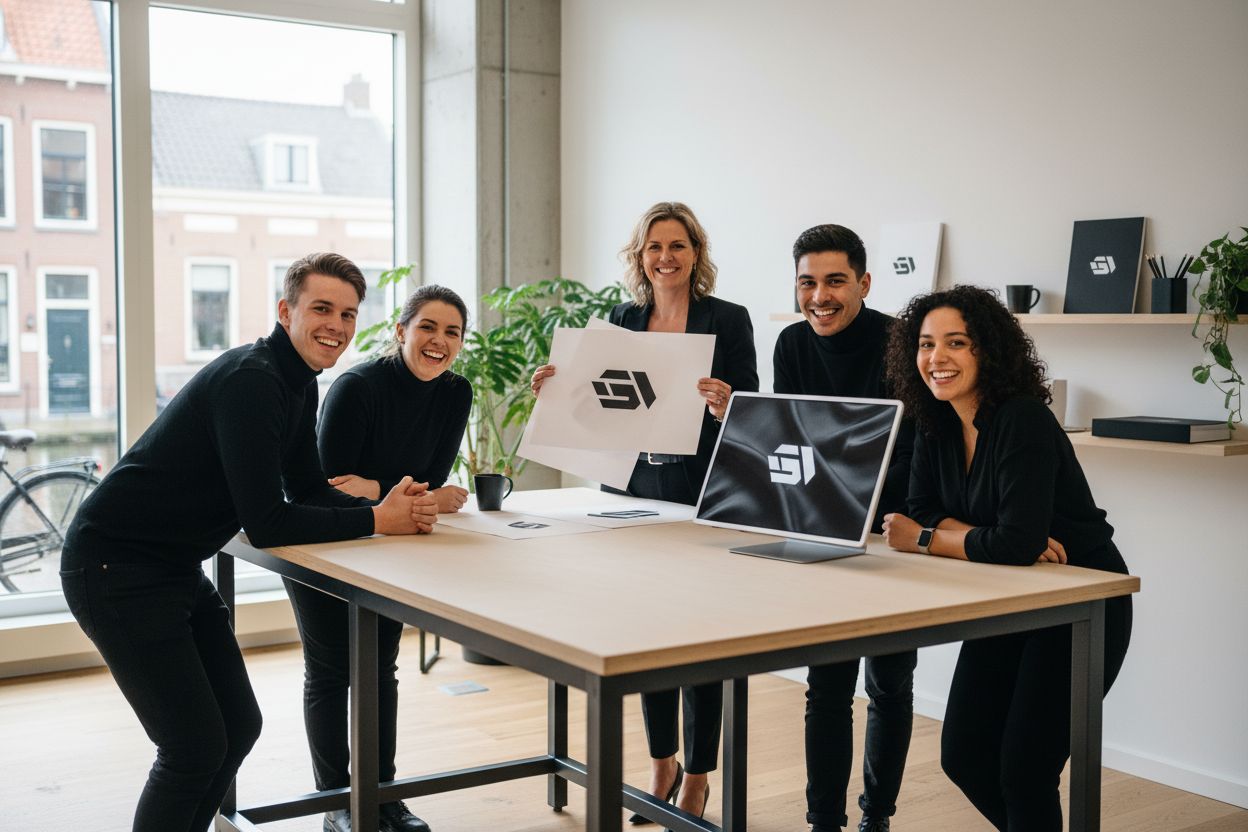 maatwerk logo presentatie team