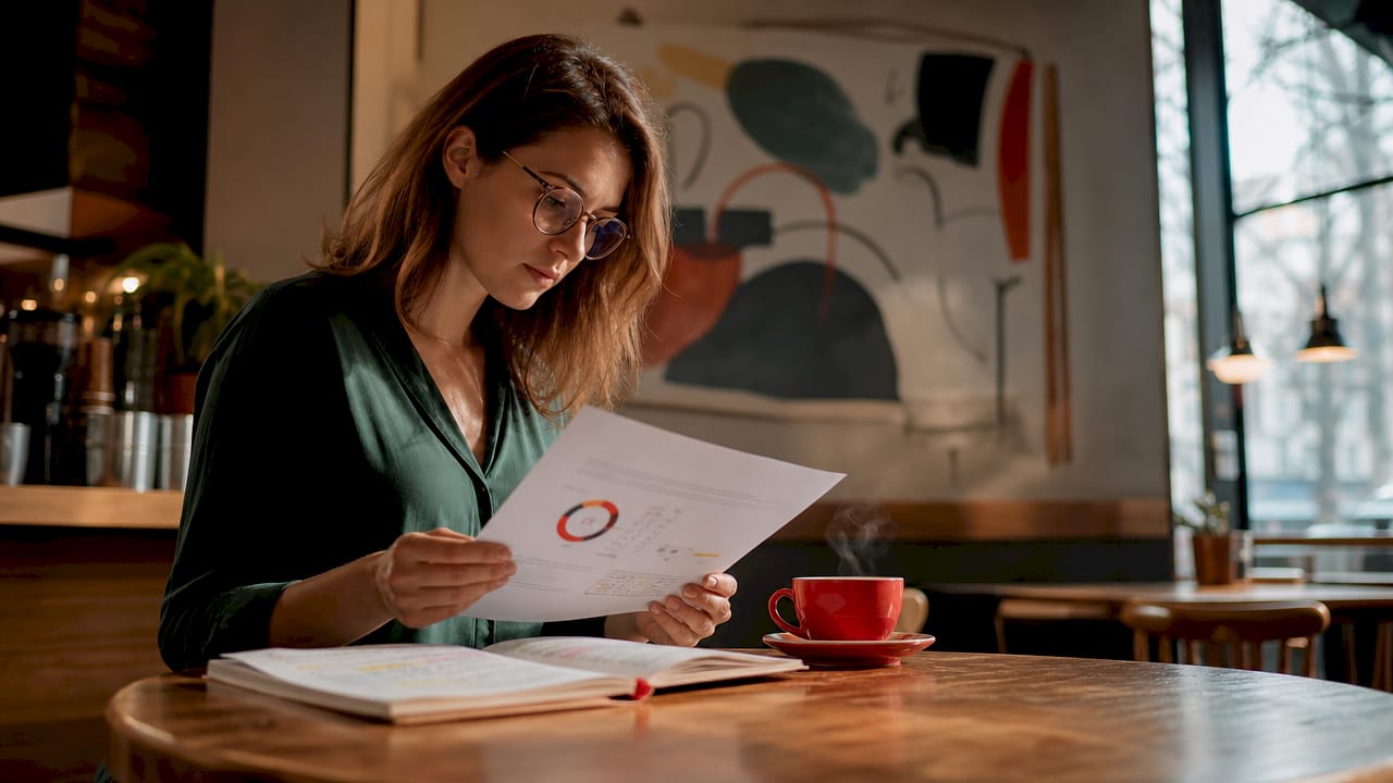 Social media analyst working on engagement data