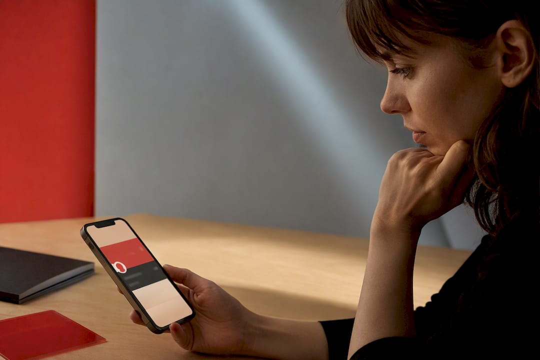 Strategist reviewing a pinned social profile