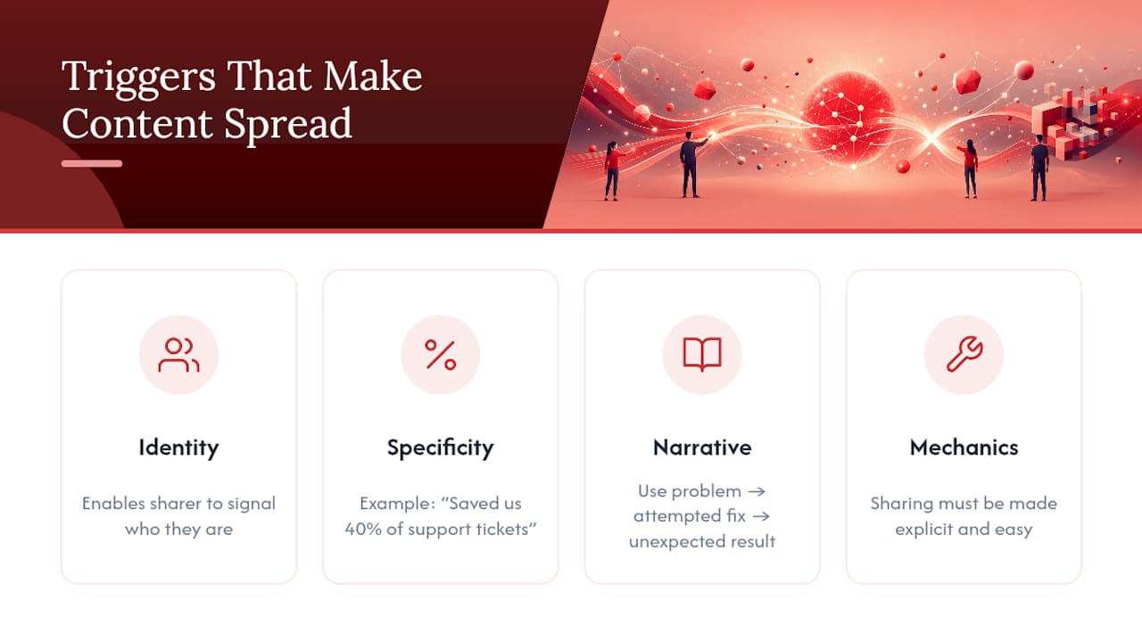 What Psychological Triggers Make Content Spread? — overview diagram