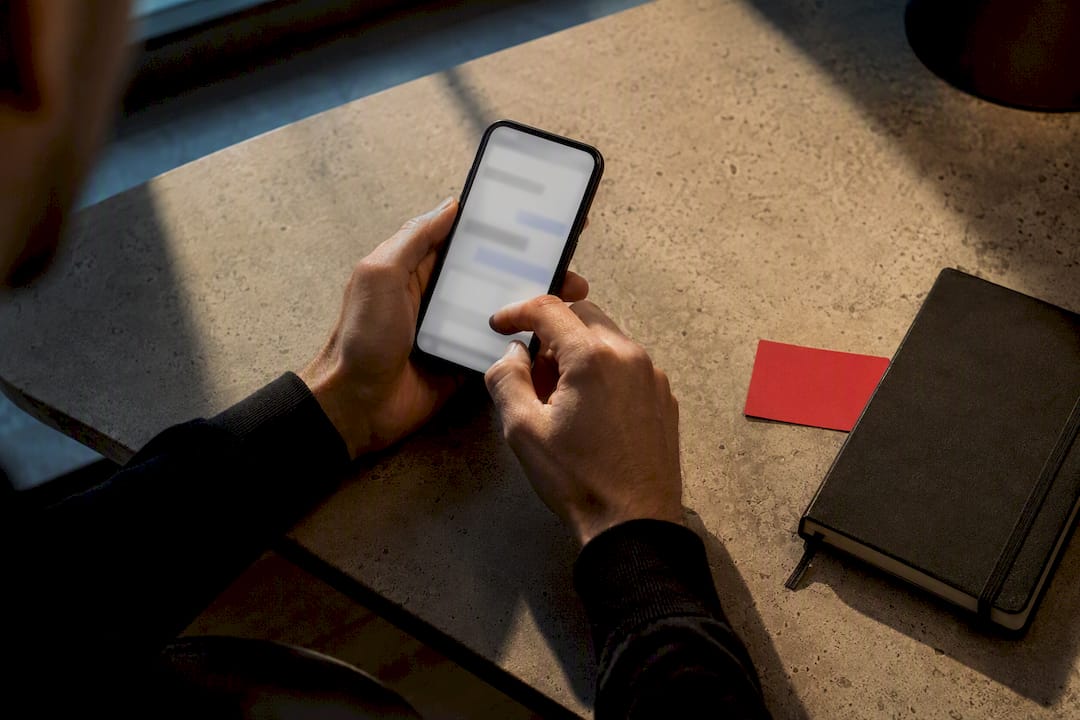 Founder composing a B2B social reply