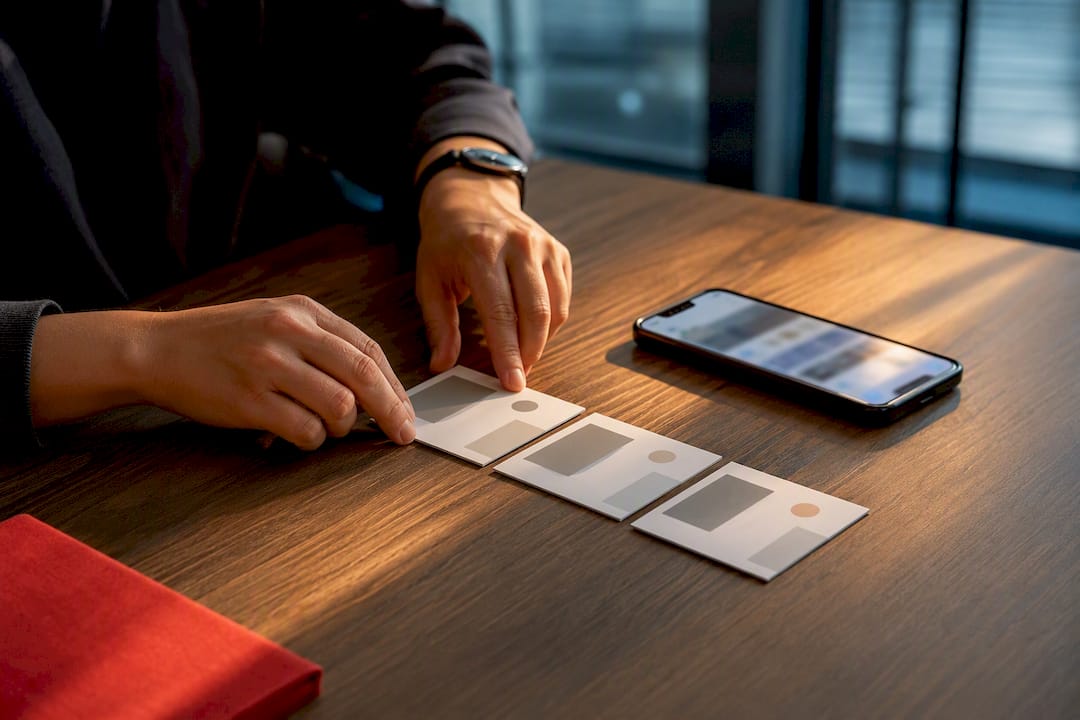 Campaign cards arranged beside a social feed