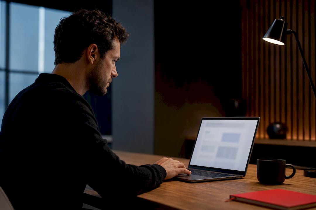 Analyst reviewing social platform policy guidance