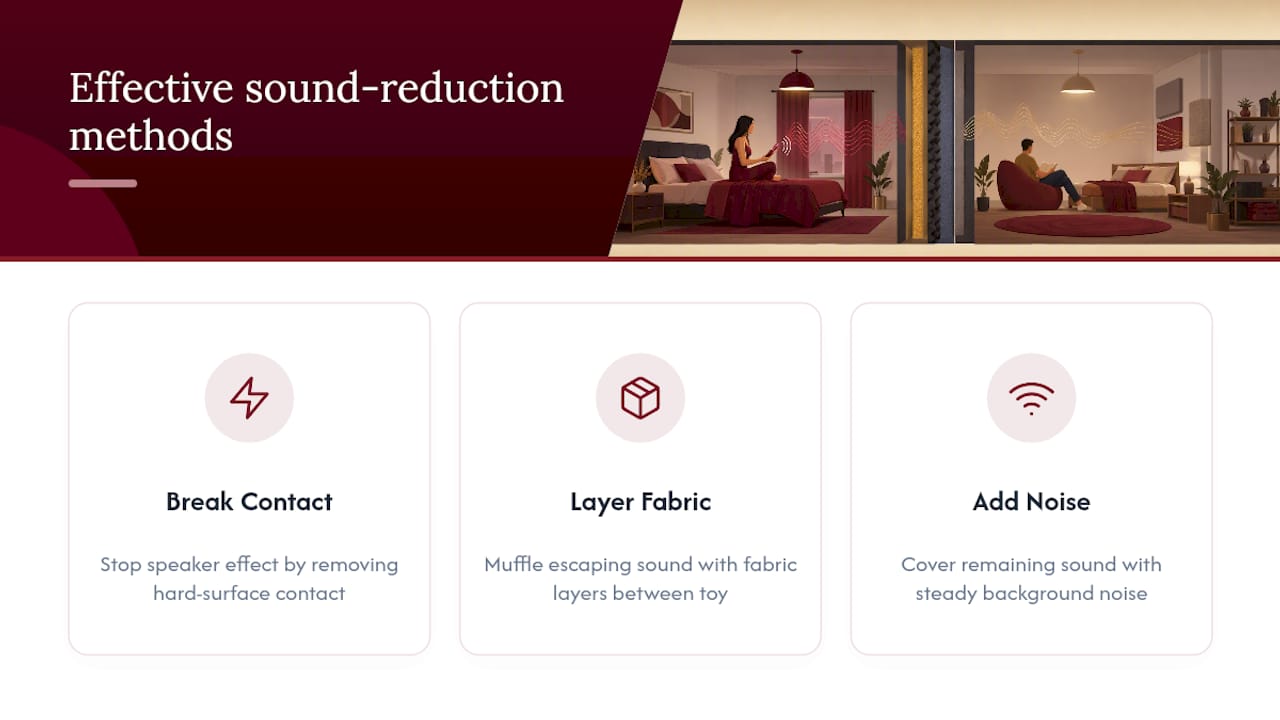 Three ways to reduce vibrator noise