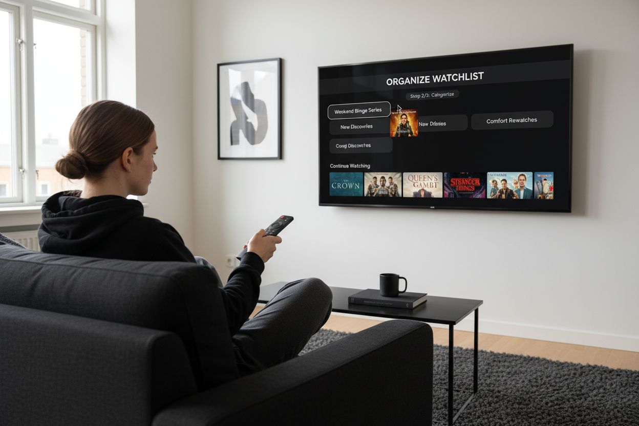 organize tv watchlist