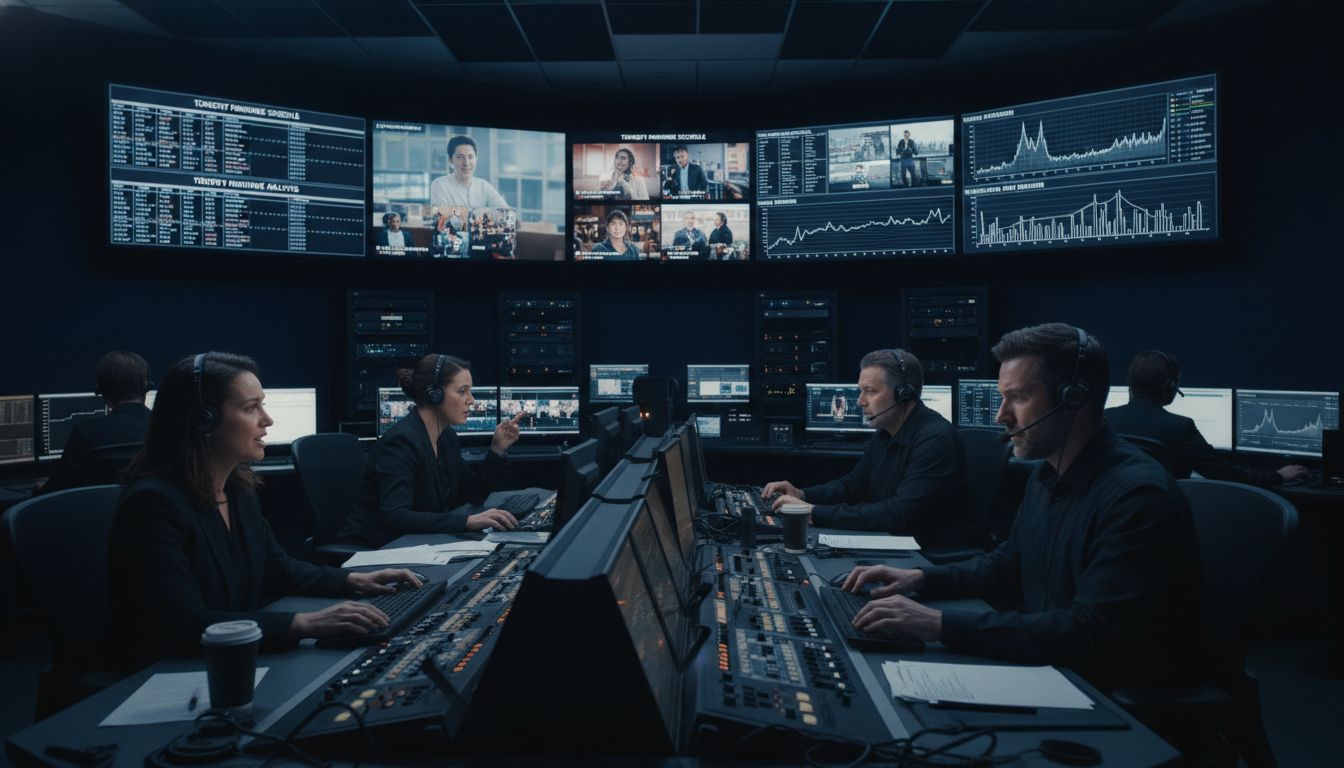 TV network control room