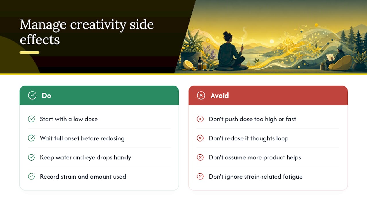 Managing Side Effects That Can Derail a Creative Session — overview diagram