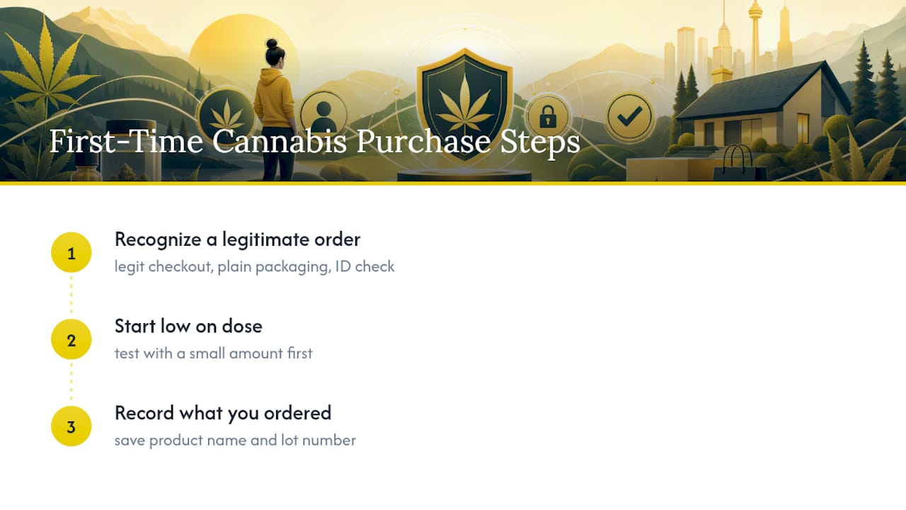 A Straightforward Take on Buying Cannabis Online for the First Time — overview diagram