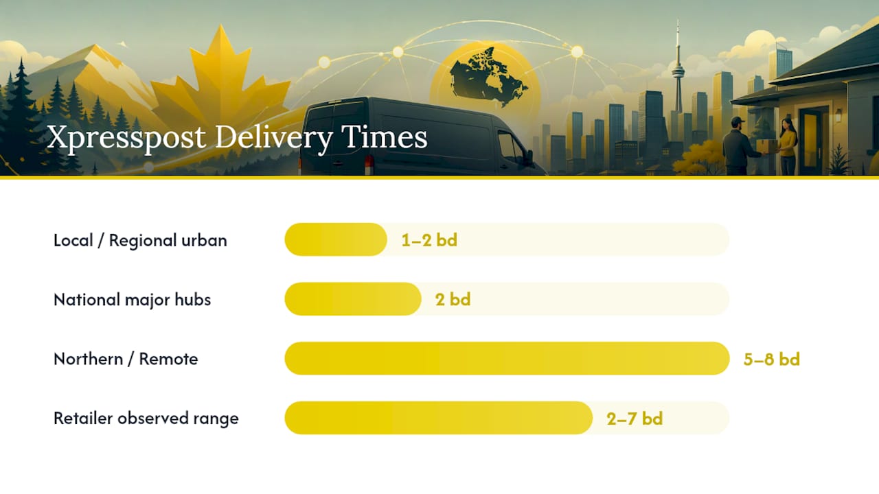Xpresspost Delivery Times By Region: What To Actually Expect — overview diagram