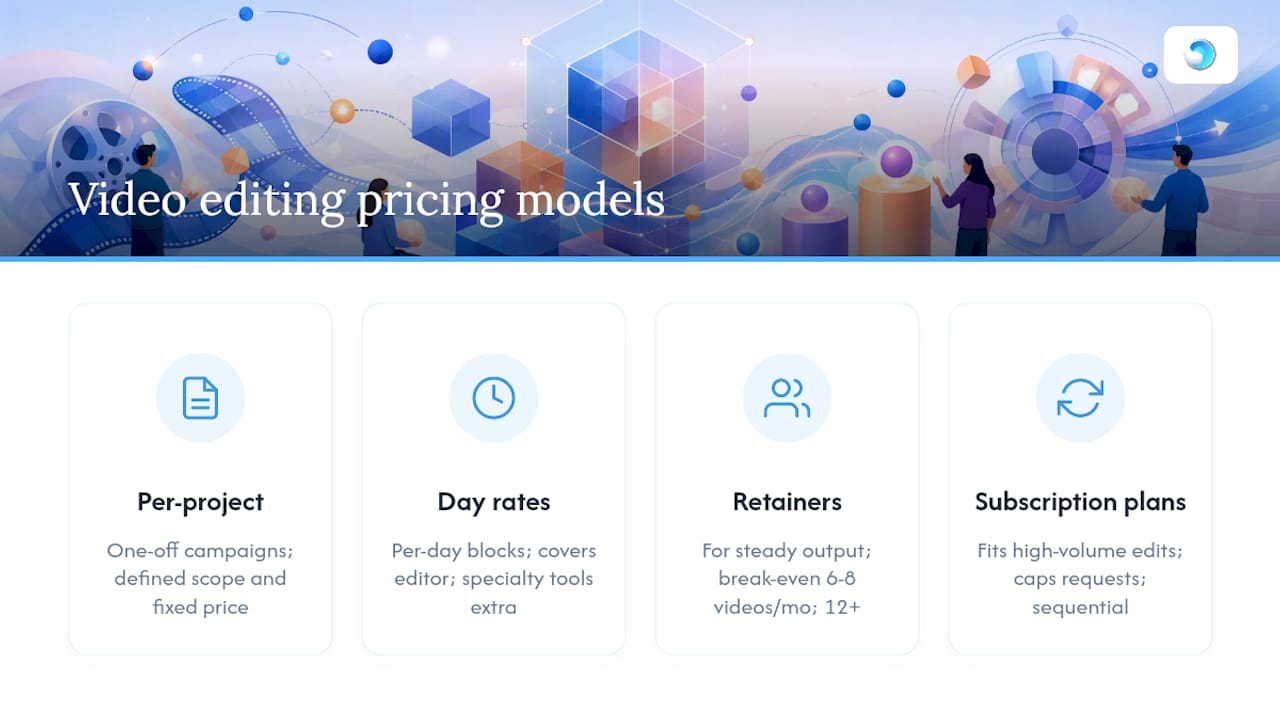 Comparison of video editing pricing models