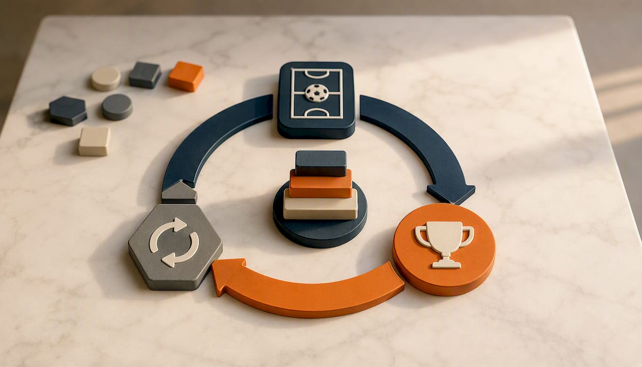 Illustration of a daily game habit loop