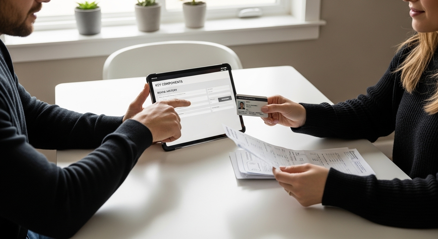 rental application document photo