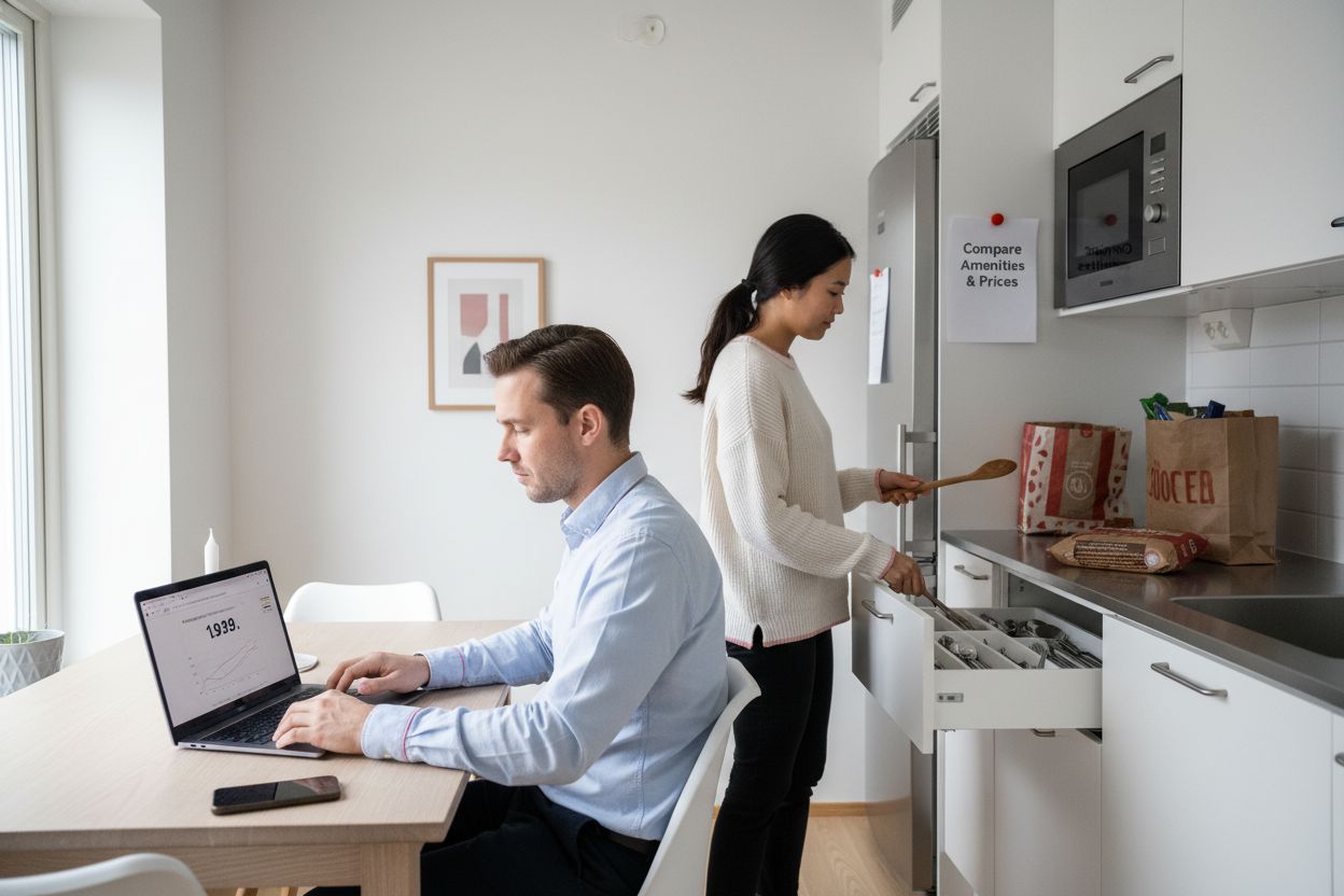 compare amenities workspace
