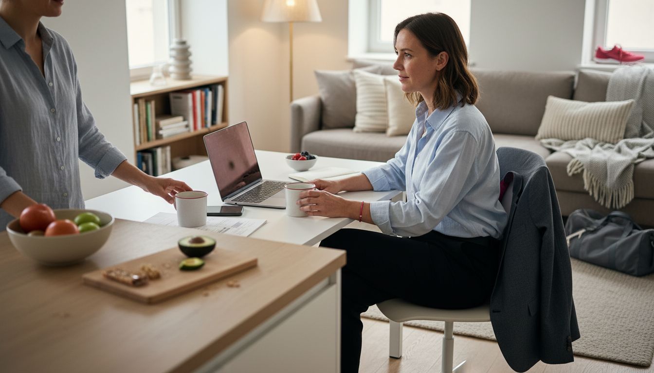 serviced apartment workspace