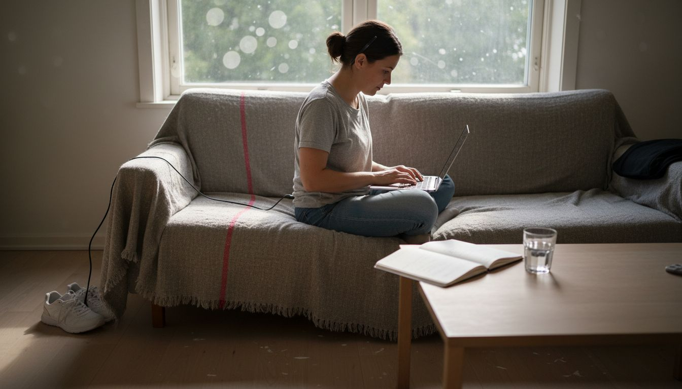 Woman details guest needs for booking