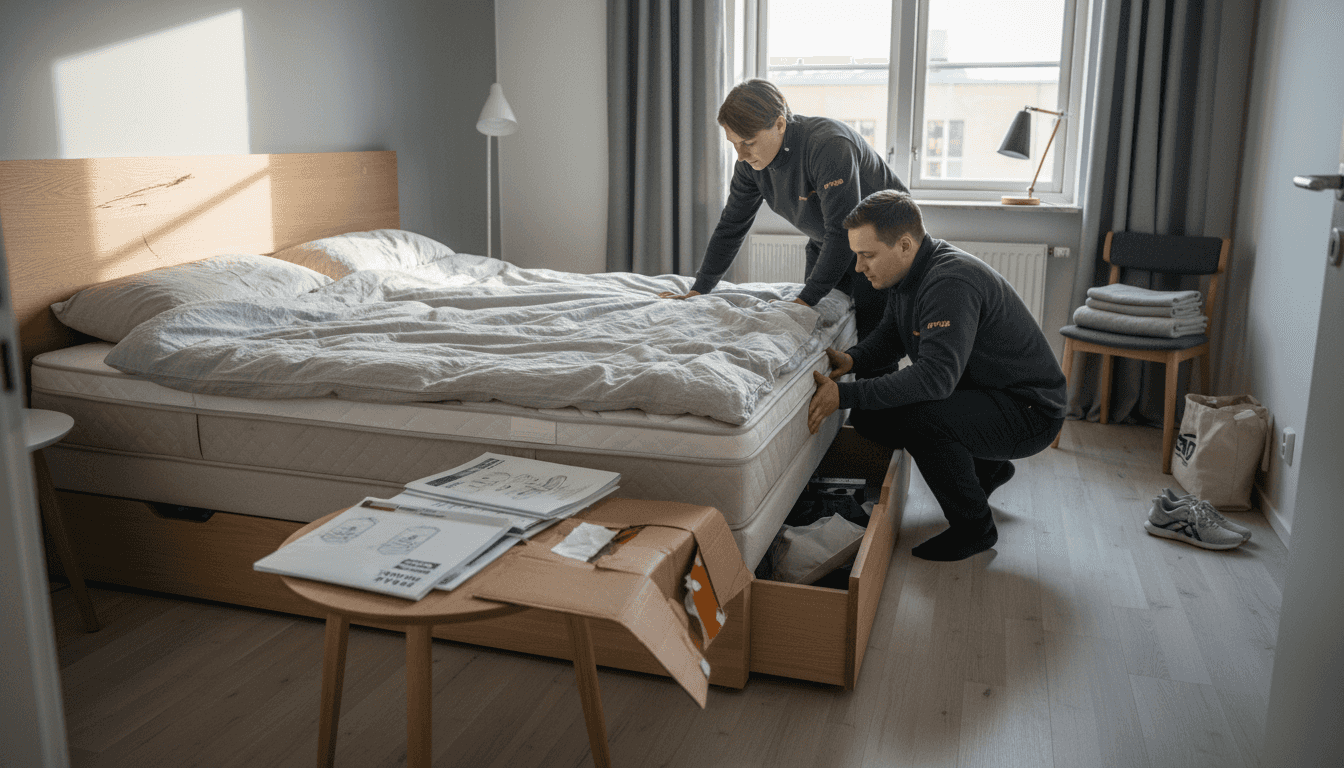 Inspecting durable furnishing in rental property